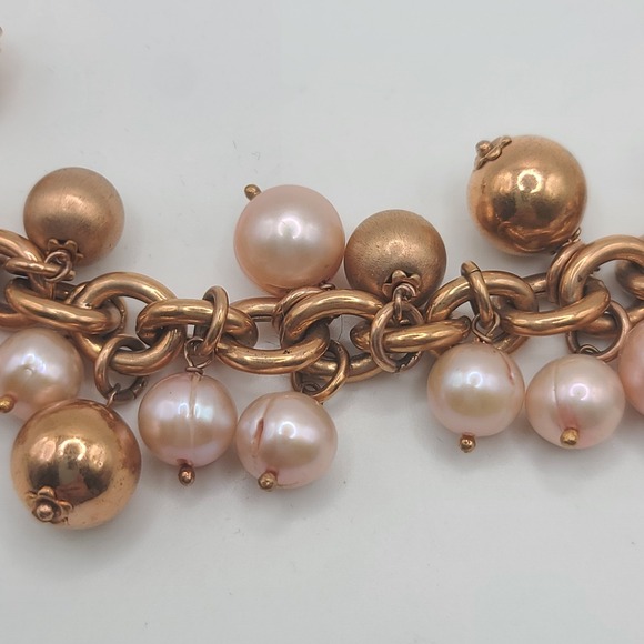 Honora Bronze Italy Pink Bronze Tone 7.5" - Picture 3 of 10